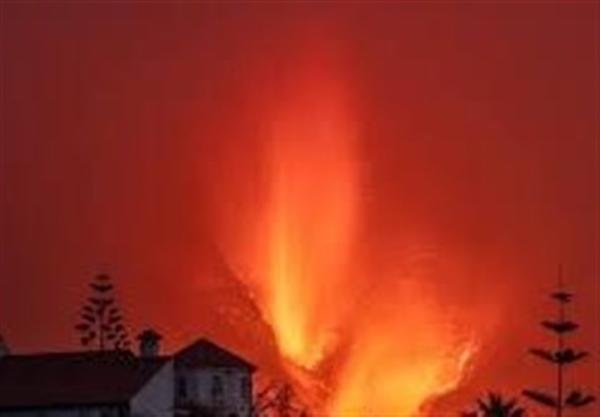 غرش دوباره آتشفشان لاپالمای اسپانیا و به بار آمدن ویرانی های تازه