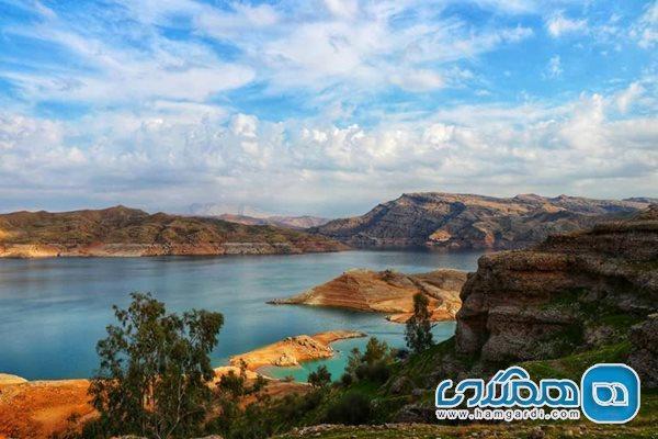 دریاچه شهیون یکی از جاذبه های طبیعی استان خوزستان به شمار می رود
