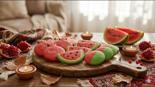 طرز تهیه کوکی یلدایی ساده و آسان به سبک قنادی ها