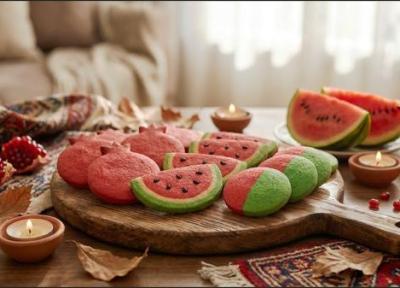 طرز تهیه کوکی یلدایی ساده و آسان به سبک قنادی ها